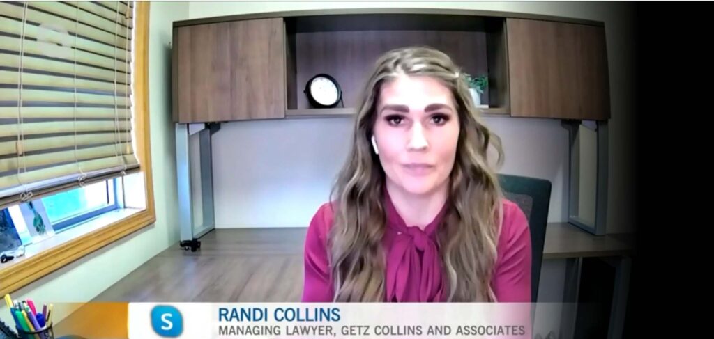 Randi Collins appeared on CTV Morning Live Calgary to discuss returning to the workplace after COVID